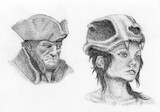 head studies 002